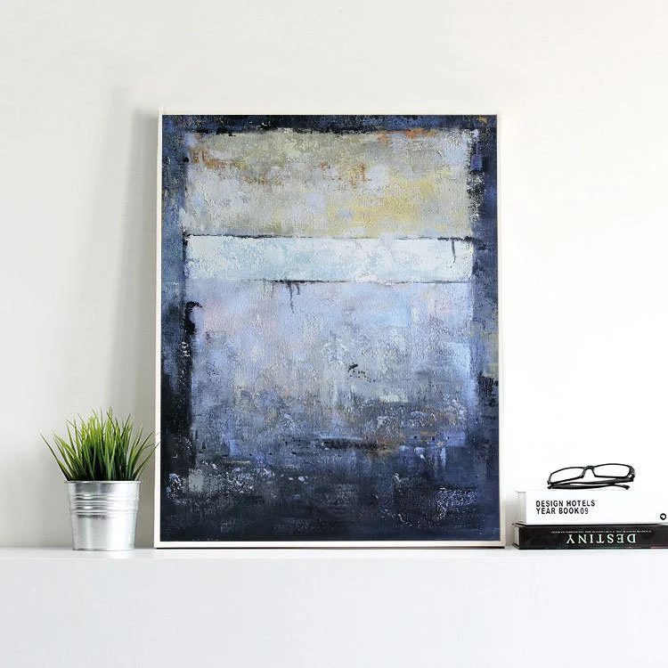 Modern Room Huge Living Abstract Canvas Wall Art 4RW7V wall art